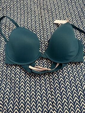 Victoria’s Secret Love Cloud Teal light lined demi Underwire Bra-NWT